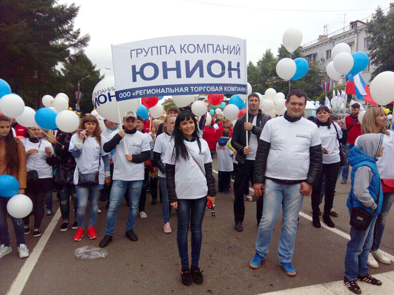 Парад в честь 85-летия Комсомольска-на-Амуре